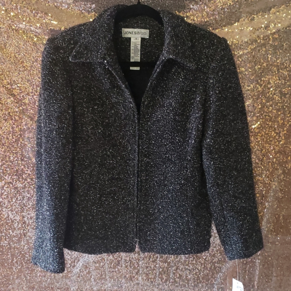 Jones & Co Zip Up Jacket/Coat SZ 14
